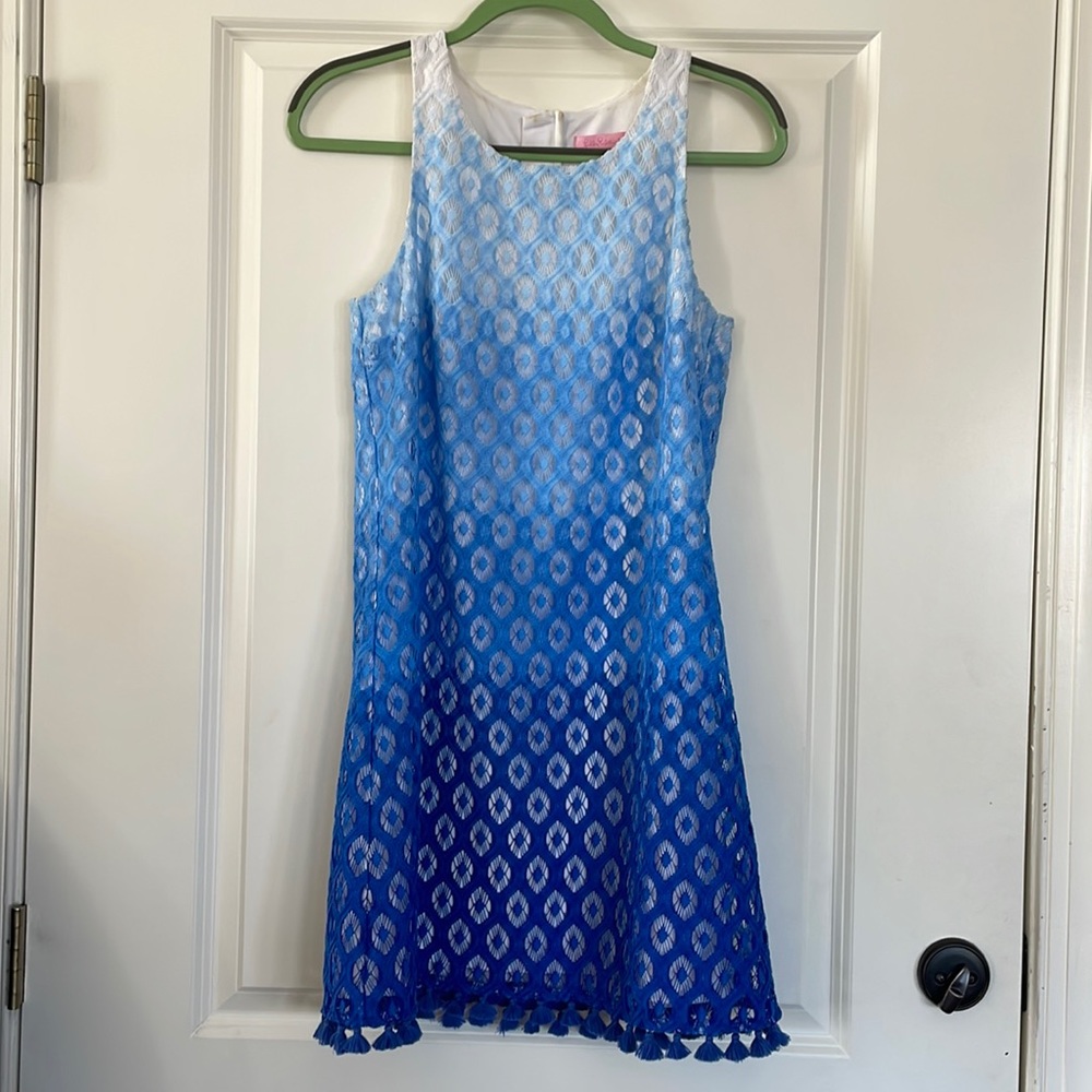 Lilly Pulitzer ombré blue dress